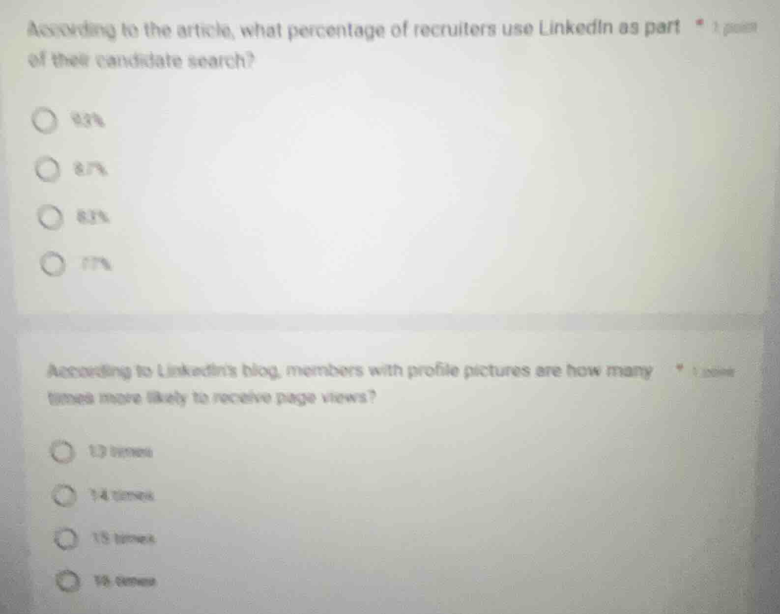 according to the article, what percentage of recruiters use linkedin as…