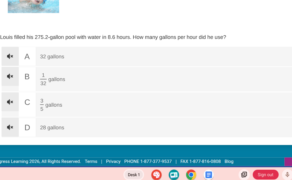 louis filled his 275.2 - gallon pool with water in 8.6 hours. how many …