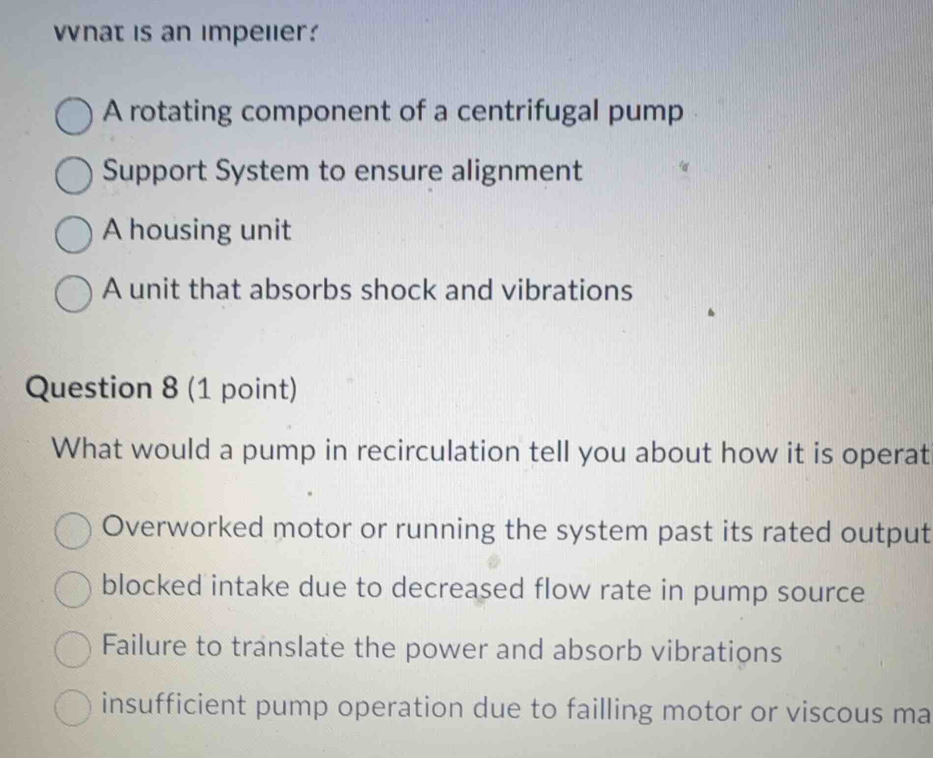 what is an impeller? a rotating component of a centrifugal pump support…