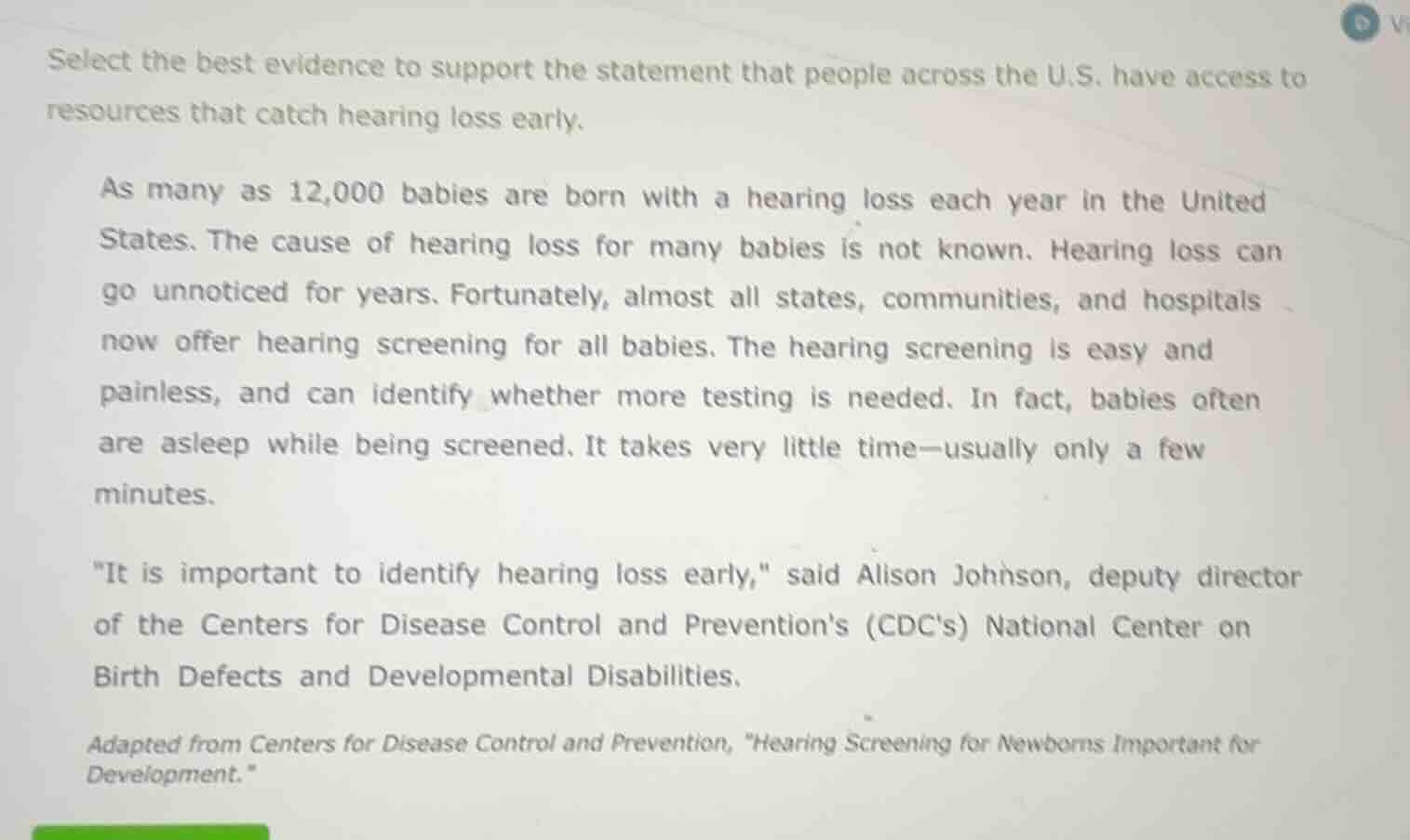 select the best evidence to support the statement that people across th…