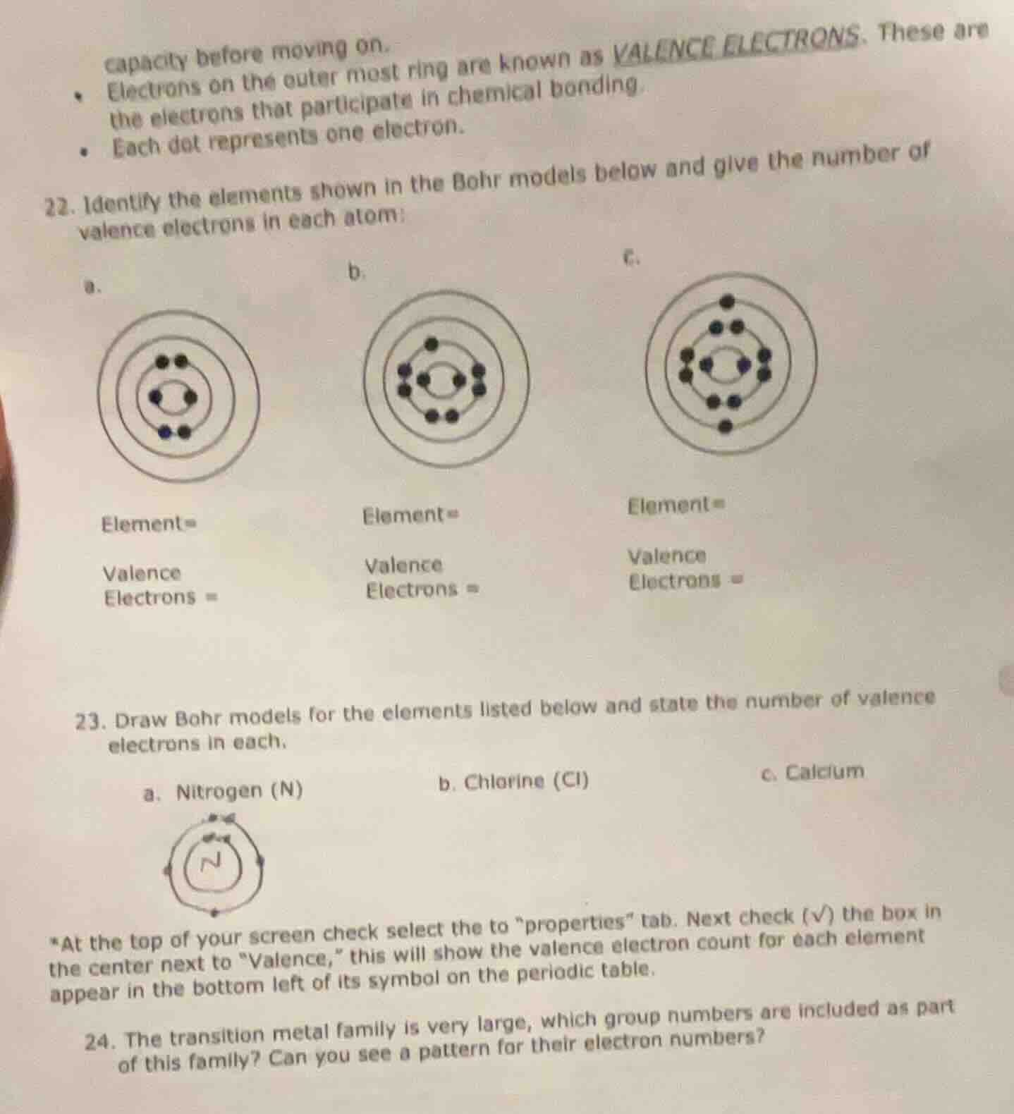 capacity before moving on. - electrons on the outer most ring are known…