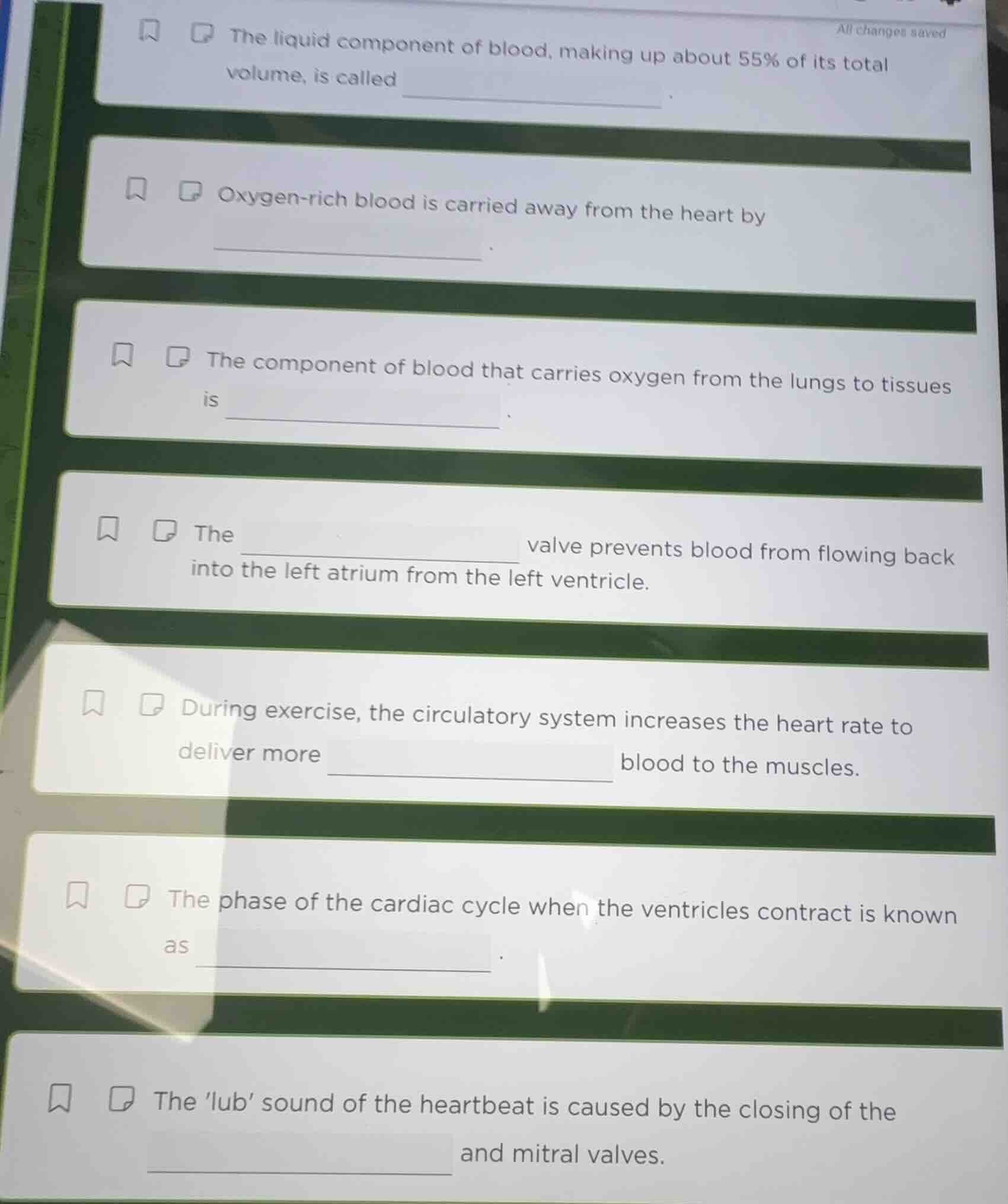 the liquid component of blood, making up about 55% of its total volume,…