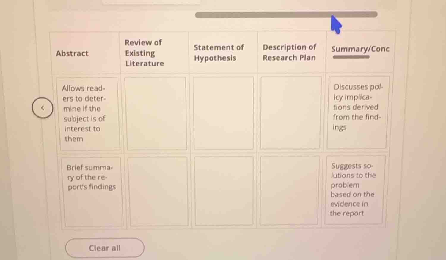 abstract: allows readers to determine if the subject is of interest to …