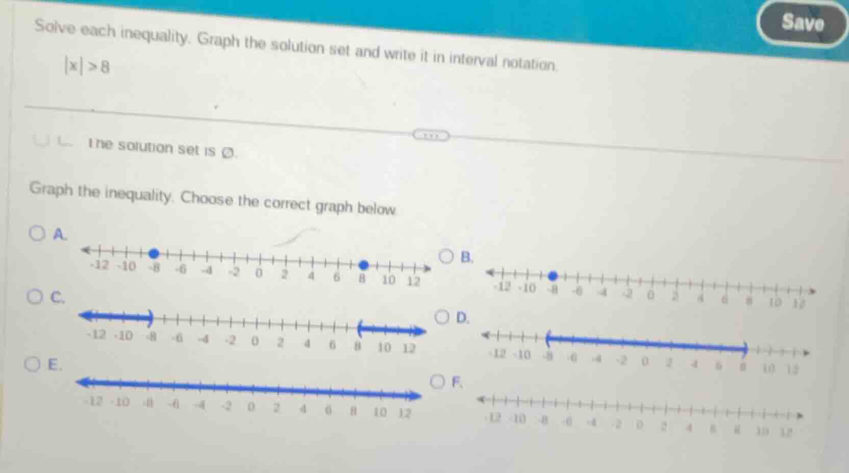 solve each inequality. graph the solution set and write it in interval …