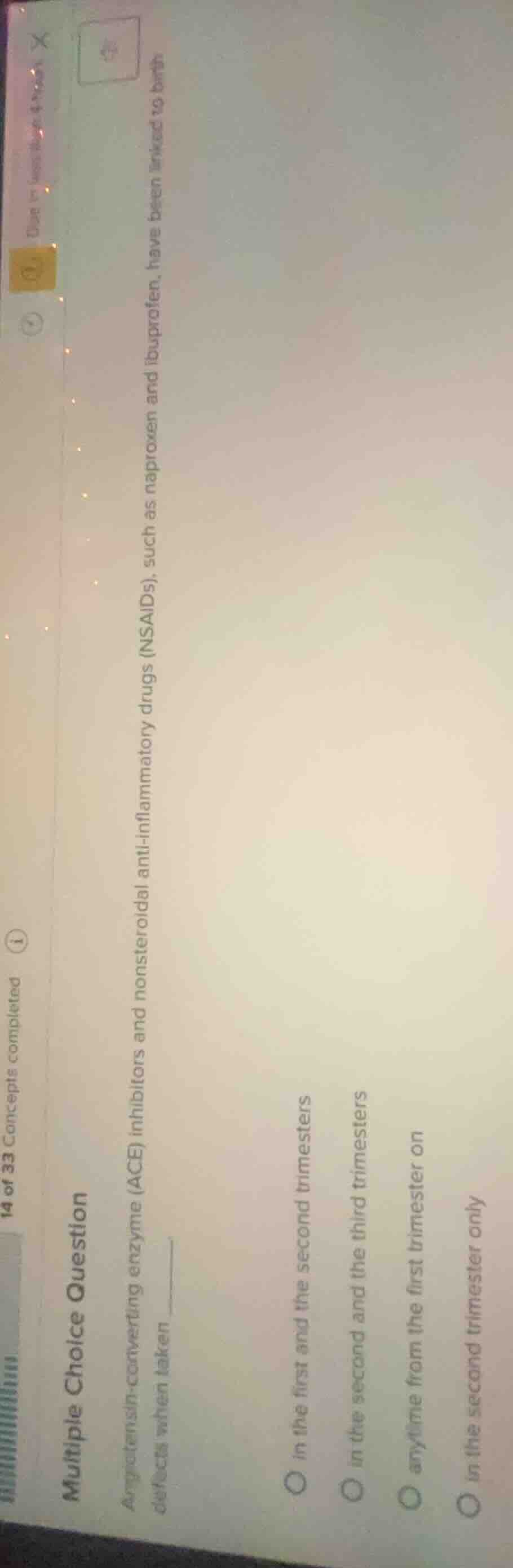 multiple choice question angiotensin - converting enzyme (ace) inhibito…