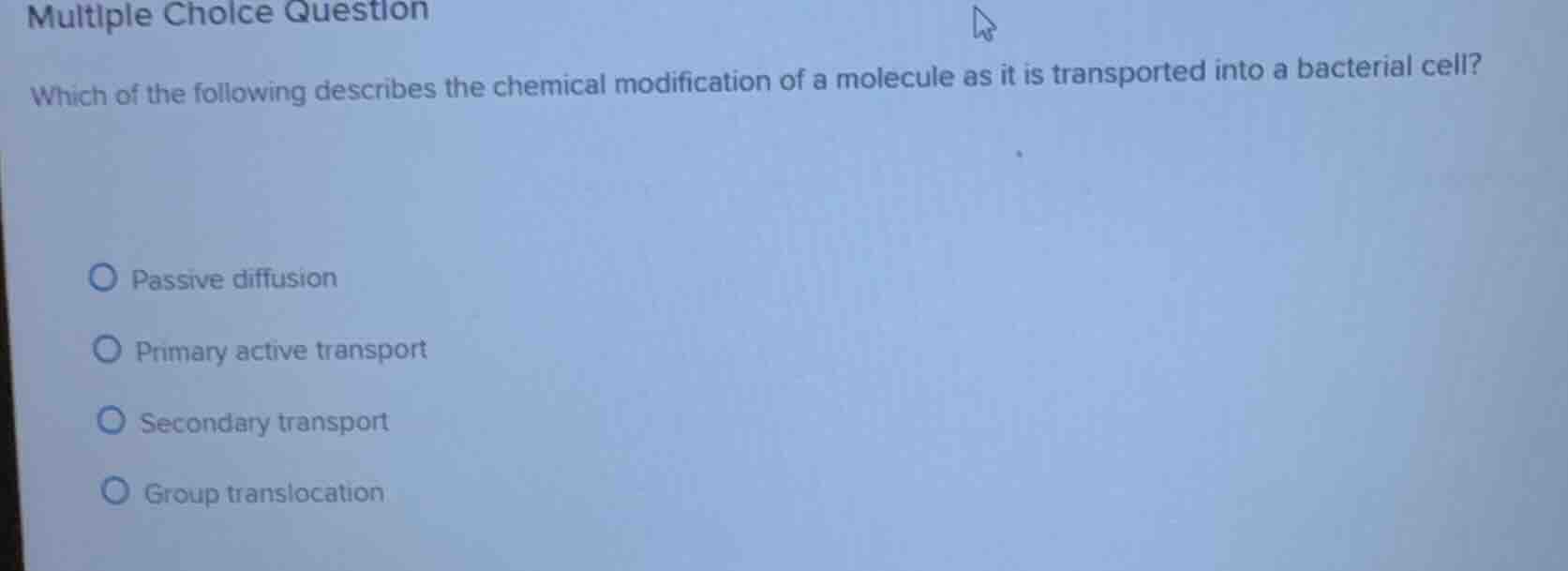 multiple choice question which of the following describes the chemical …