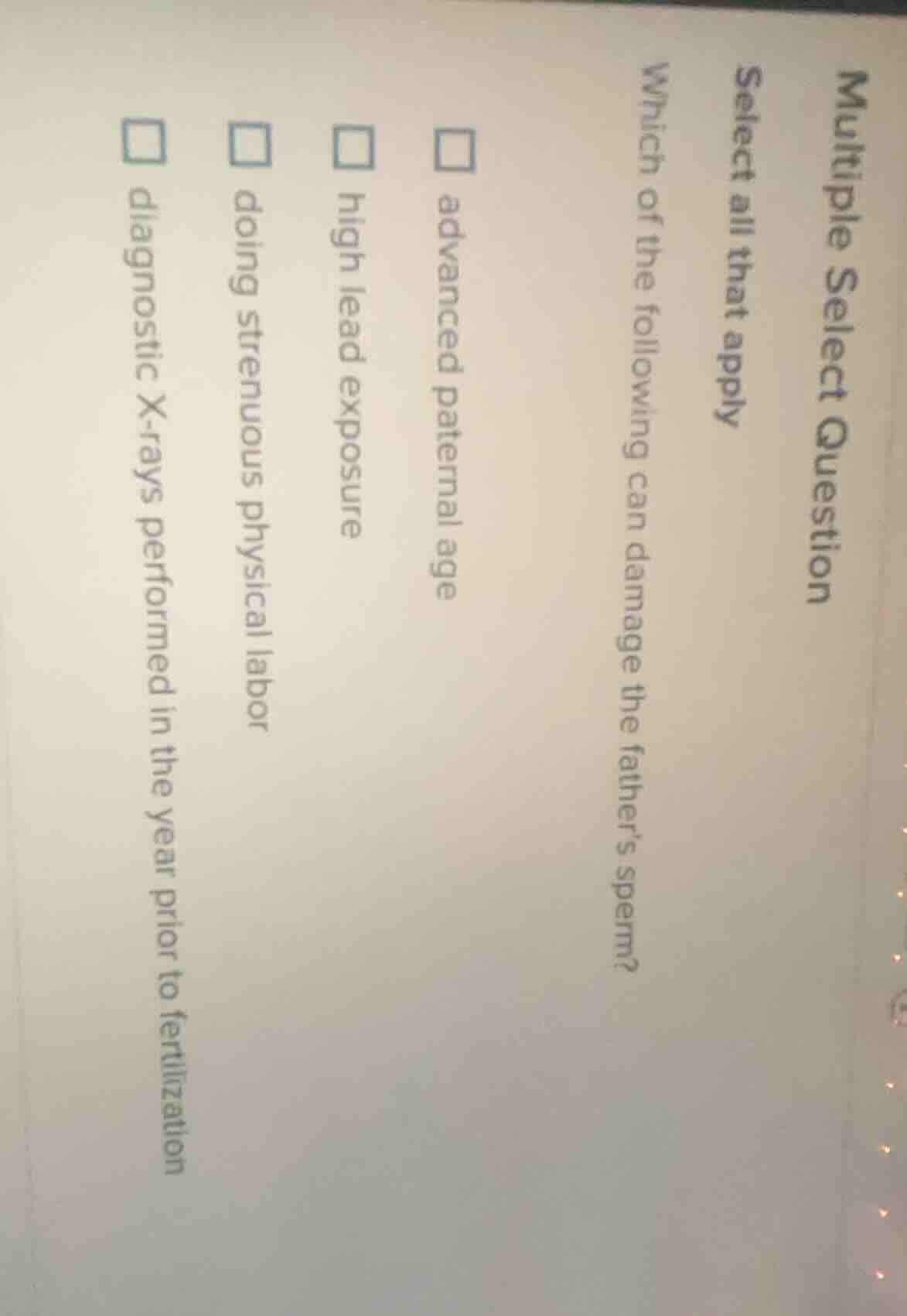 multiple select question select all that apply which of the following c…