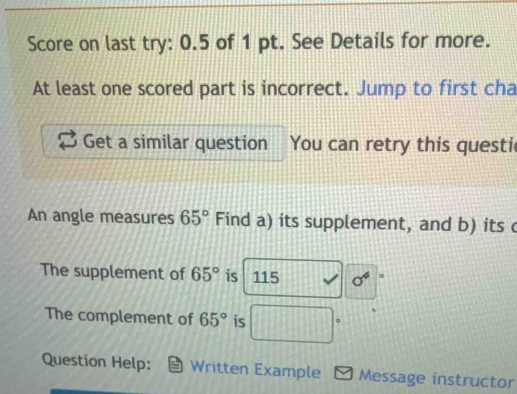score on last try: 0.5 of 1 pt. see details for more. at least one scor…