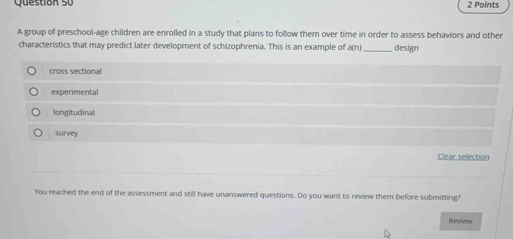 question 50 2 points a group of preschool - age children are enrolled i…