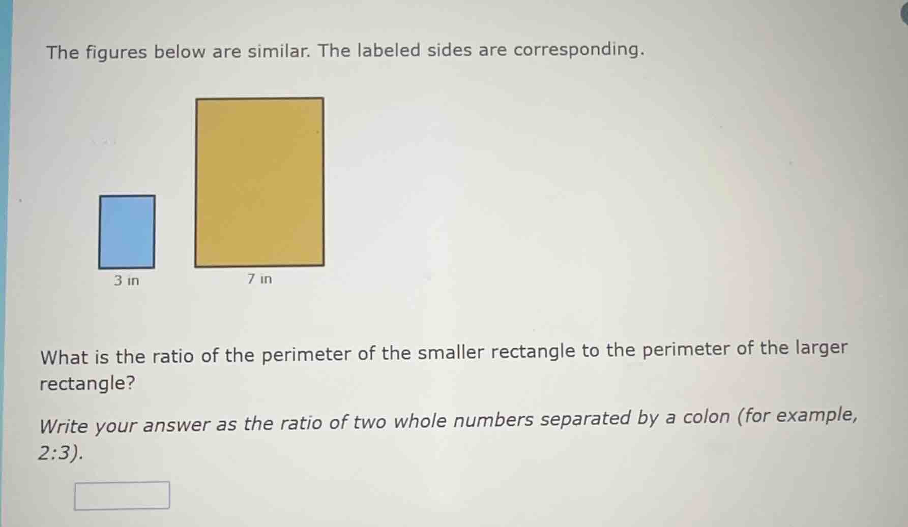 the figures below are similar. the labeled sides are corresponding. 3 i…