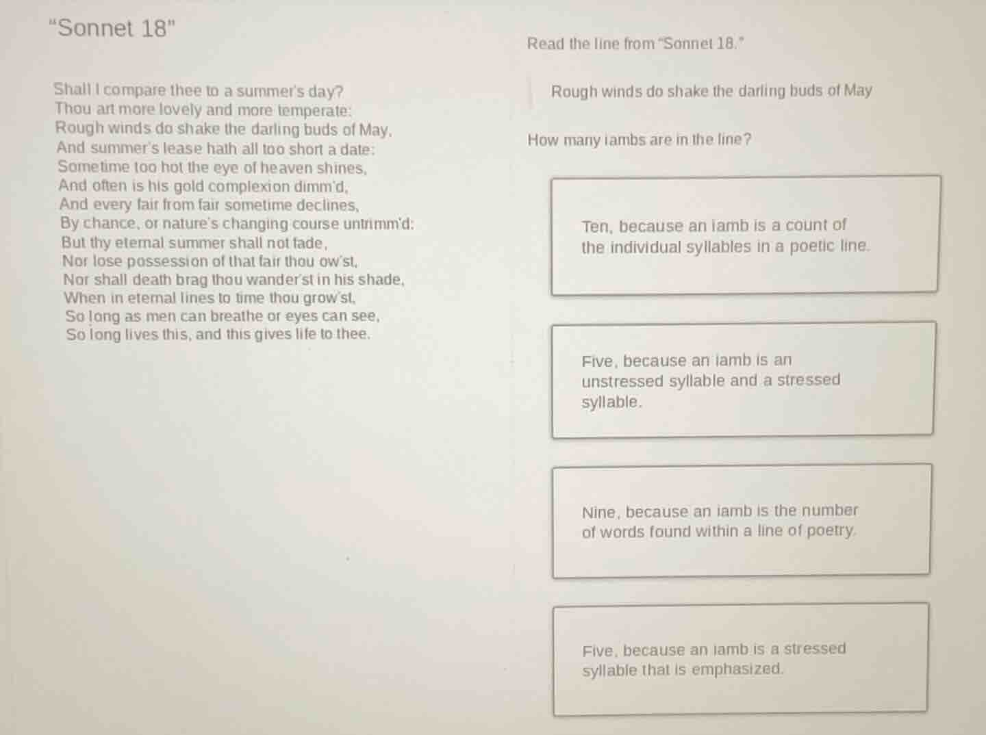 \sonnet 18\ shall i compare thee to a summer’s day? thou art more lovel…