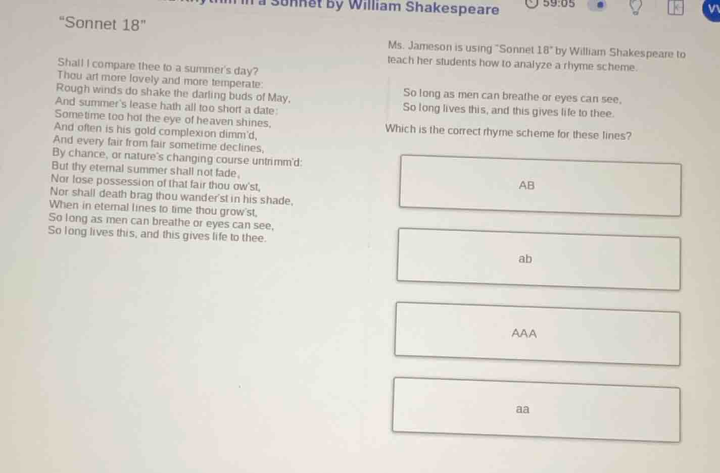 “sonnet 18” shall i compare thee to a summer’s day? thou art more lovel…