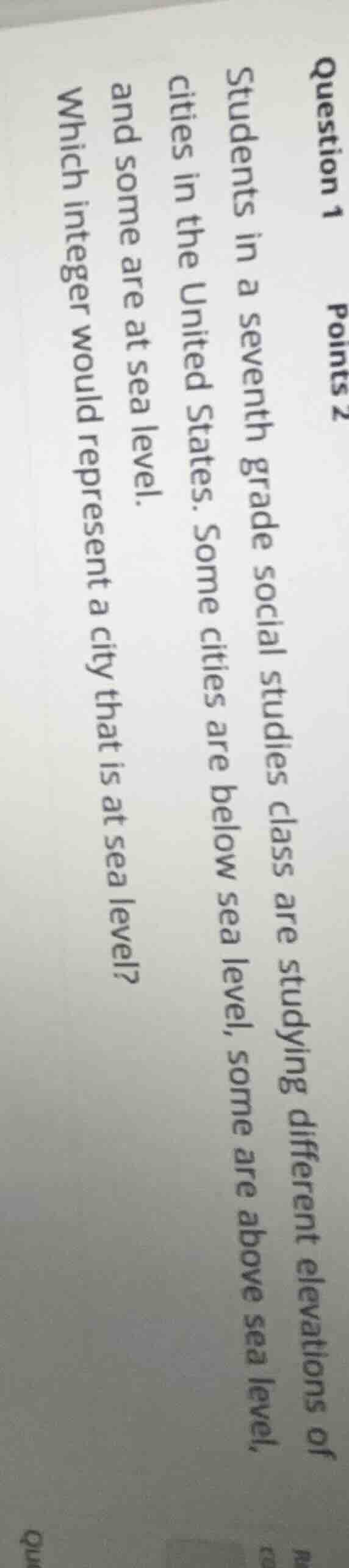 question 1 points 2 students in a seventh grade social studies class ar…