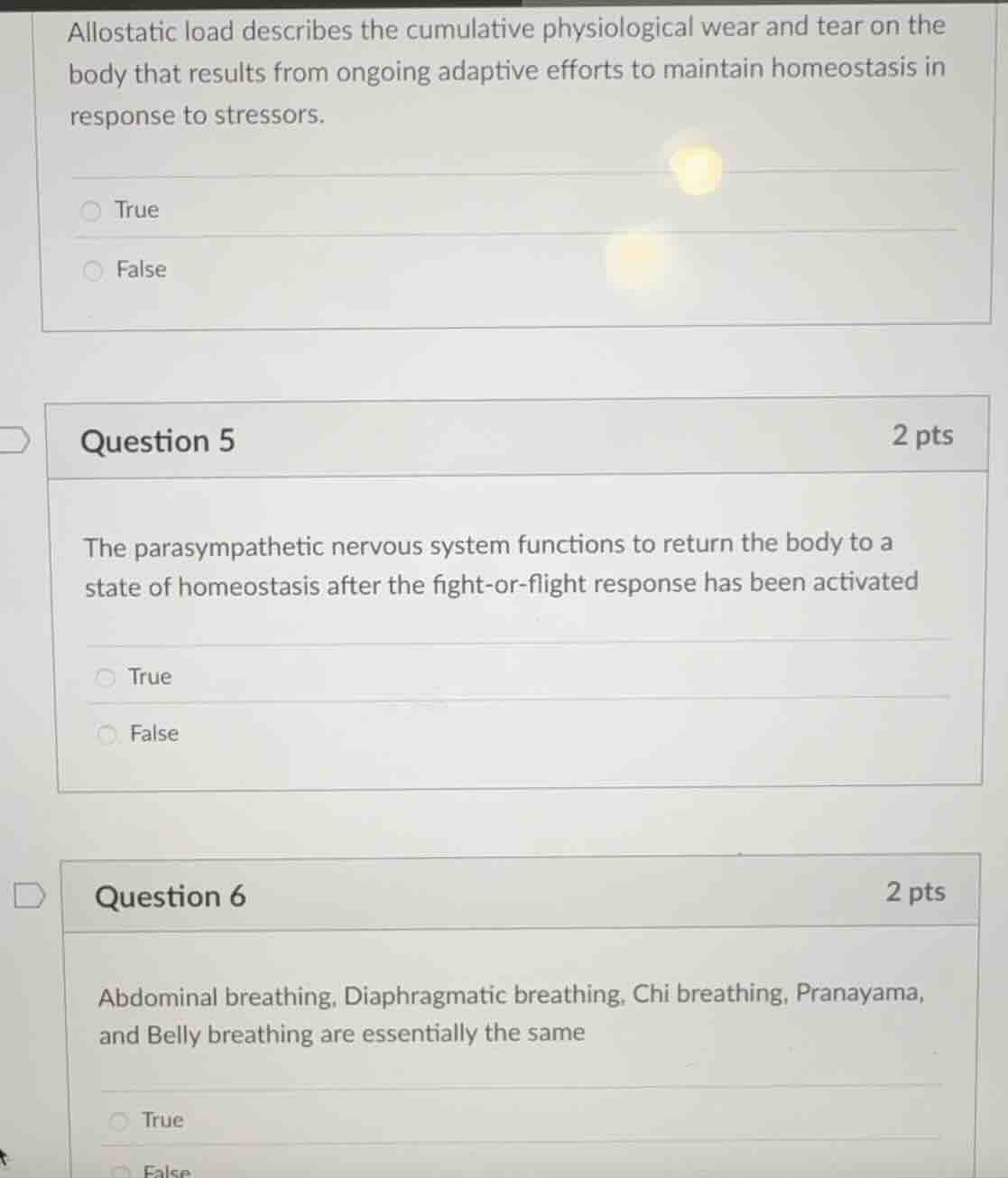allostatic load describes the cumulative physiological wear and tear on…