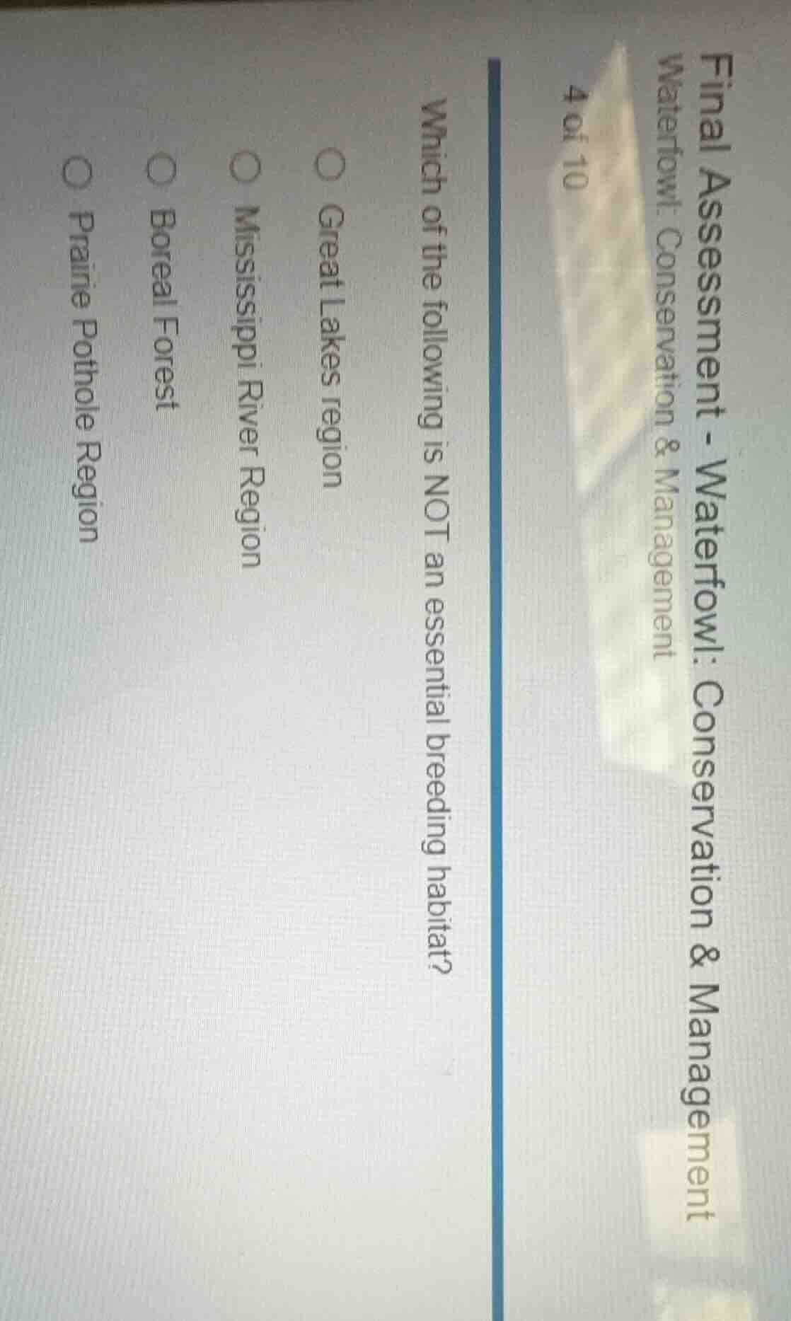 final assessment - waterfowl: conservation & management waterfowl: cons…