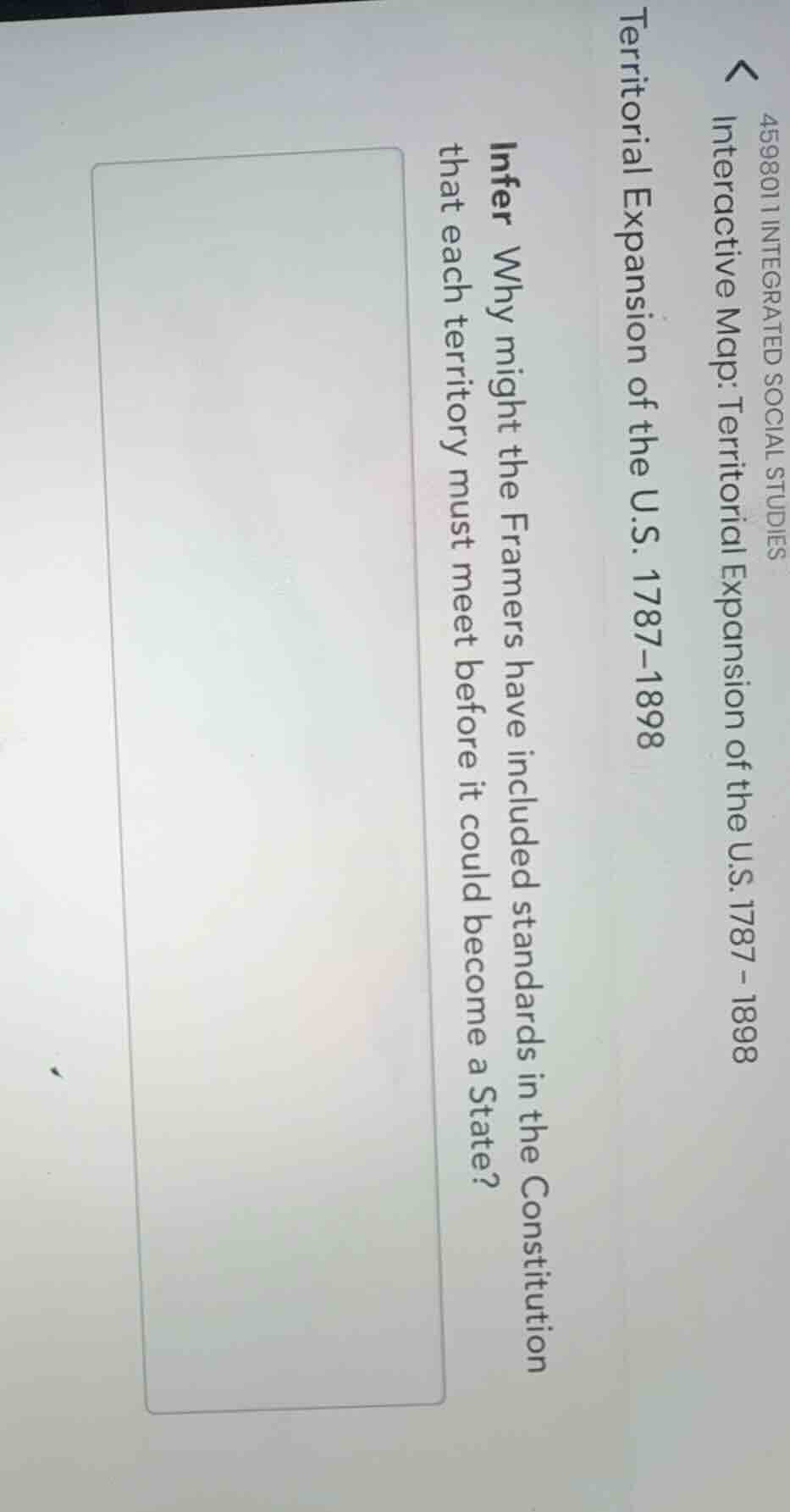infer why might the framers have included standards in the constitution…