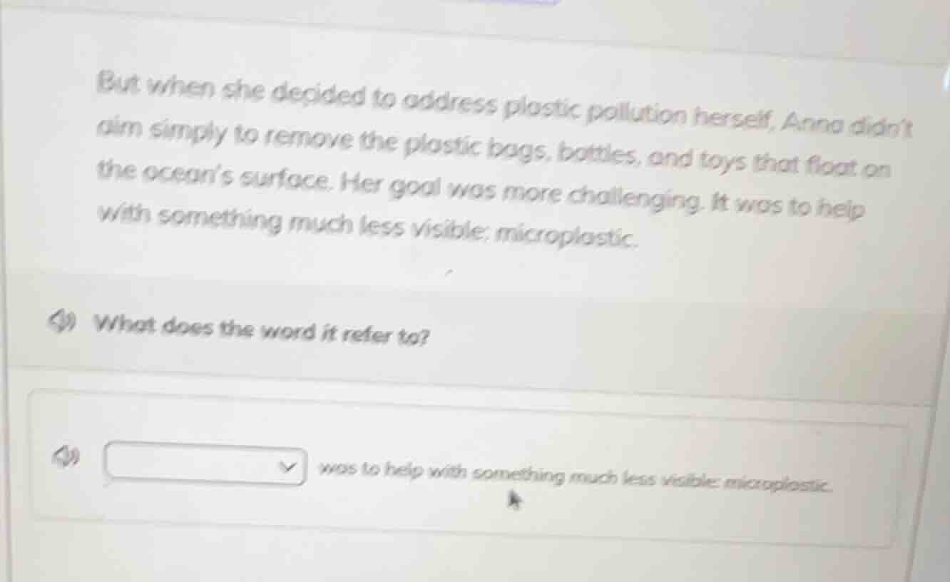 but when she decided to address plastic pollution herself, anna didnt a…
