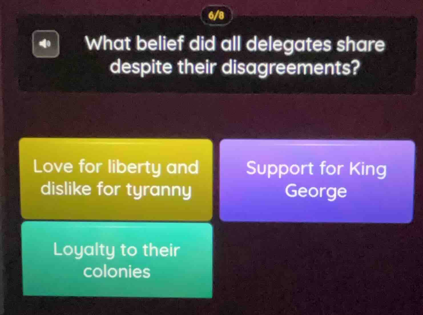 what belief did all delegates share despite their disagreements? love f…