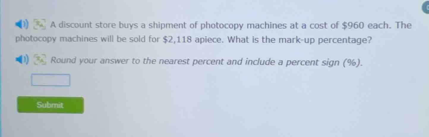 a discount store buys a shipment of photocopy machines at a cost of $96…