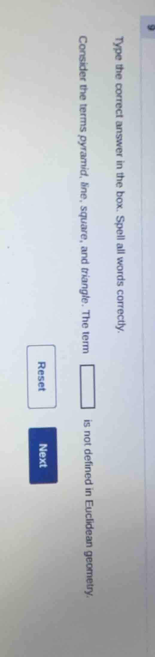 type the correct answer in the box. spell all words correctly. consider…