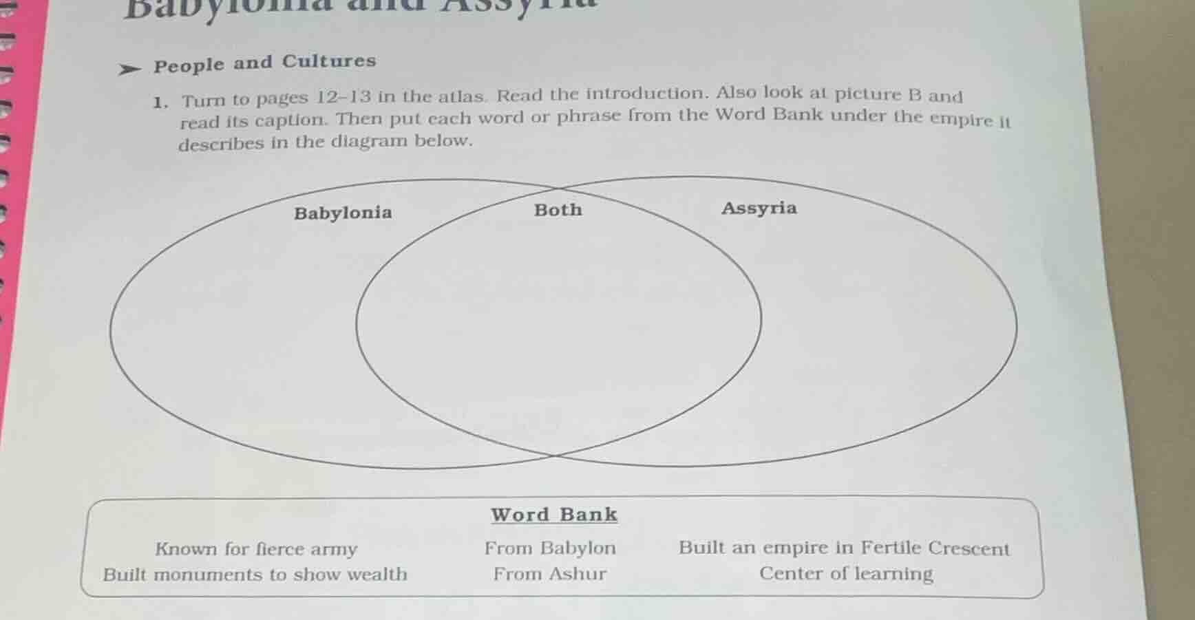 babylonia and assyria people and cultures 1. turn to pages 12–13 in the…