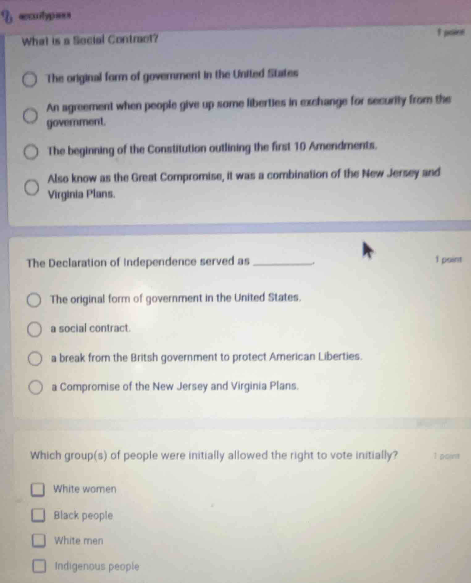what is a social contract? the original form of government in the unite…