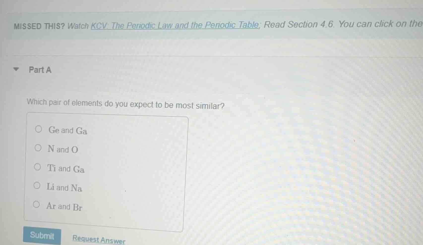 missed this? watch kcv: the periodic law and the periodic table; read s…