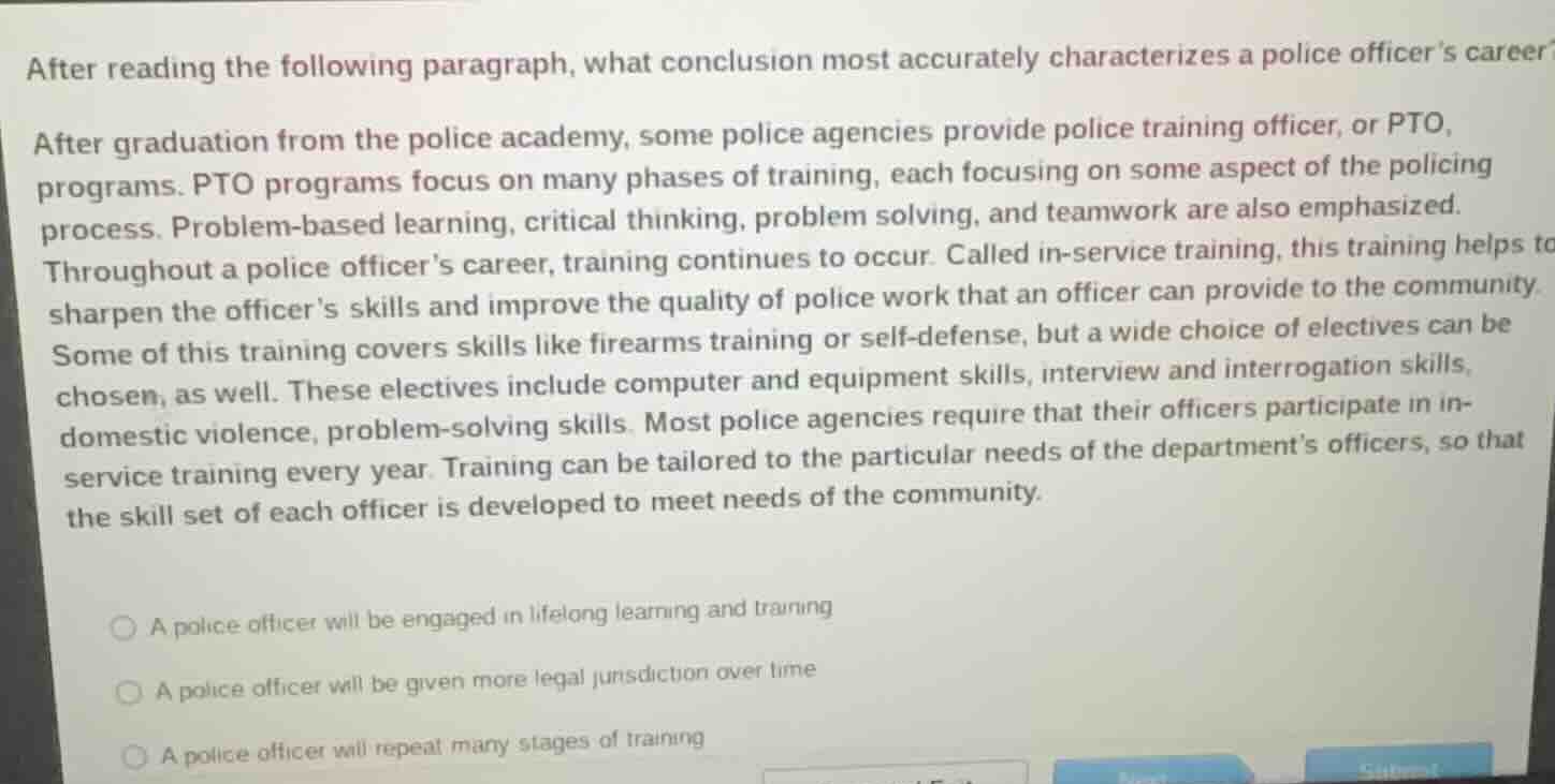 after reading the following paragraph, what conclusion most accurately …