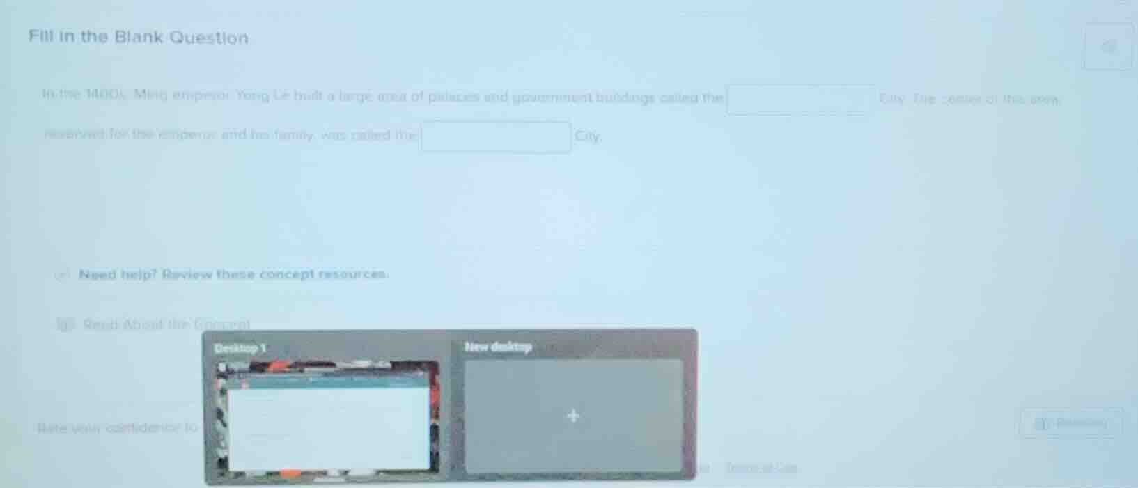 fill in the blank question in the 1400s, ming emperor yong le built a l…