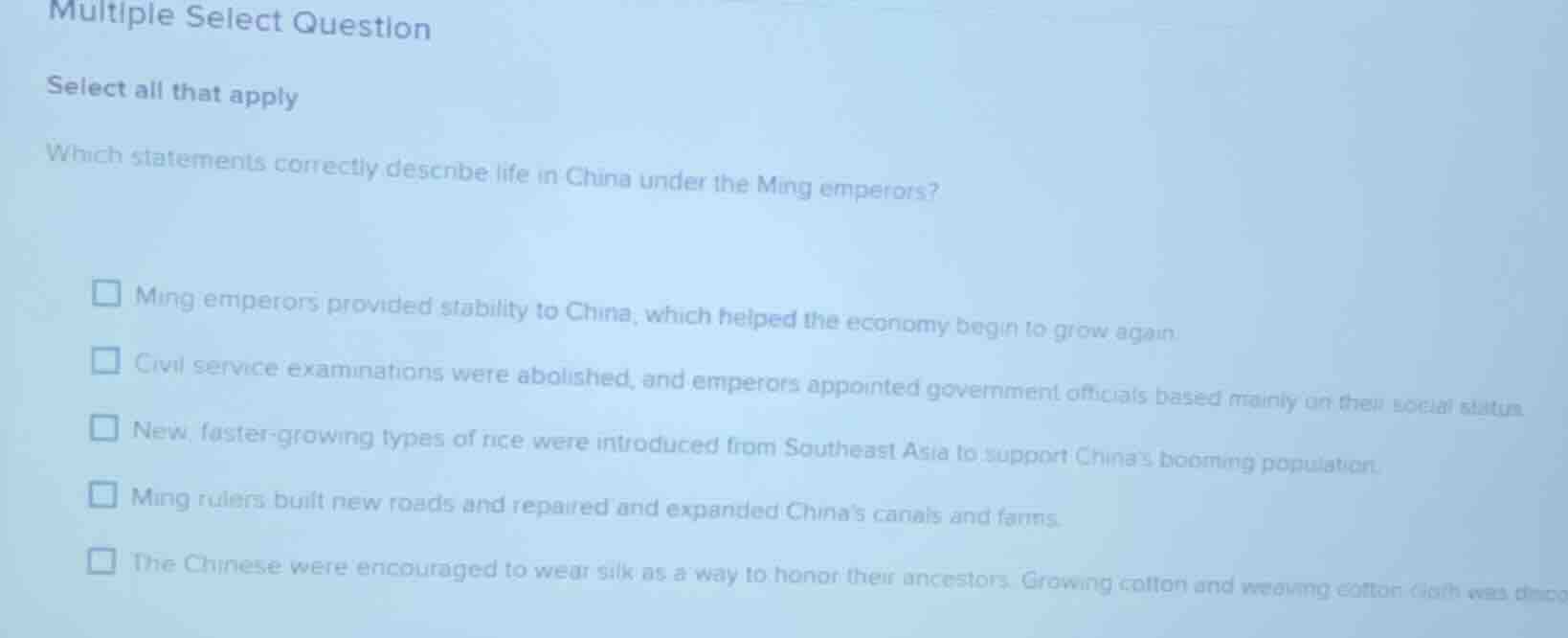 multiple select question select all that apply which statements correct…