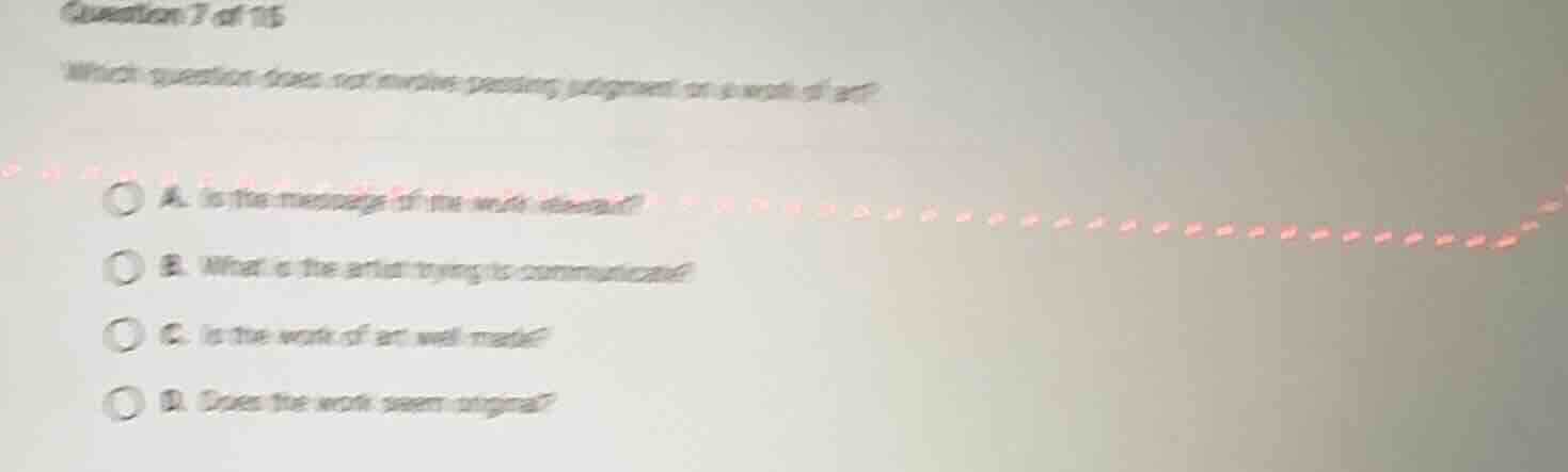 question 7 of 15 which question does not involve passing judgment on a …