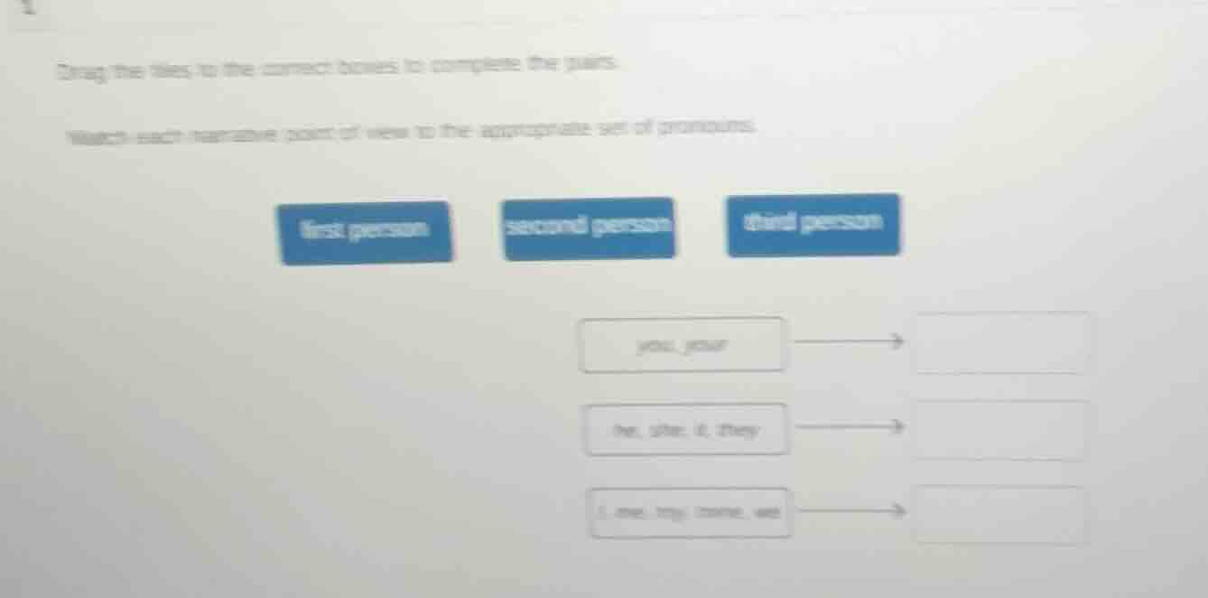 drag the tiles to the correct boxes to complete the pairs. match each n…