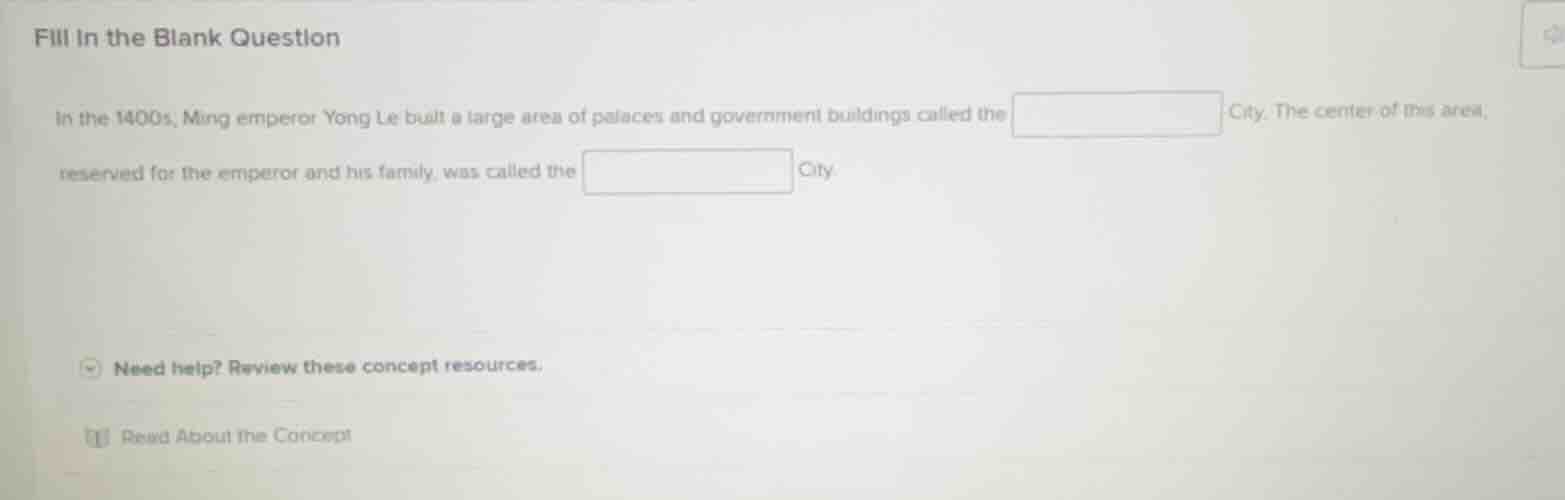 fill in the blank question in the 1400s, ming emperor yong le built a l…