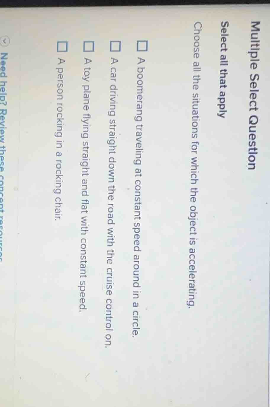 multiple select question select all that apply choose all the situation…