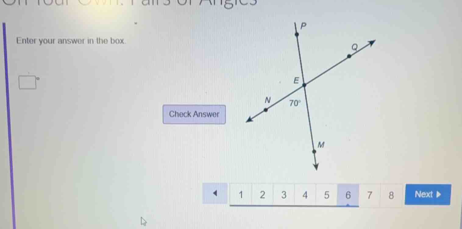 enter your answer in the box. check answer