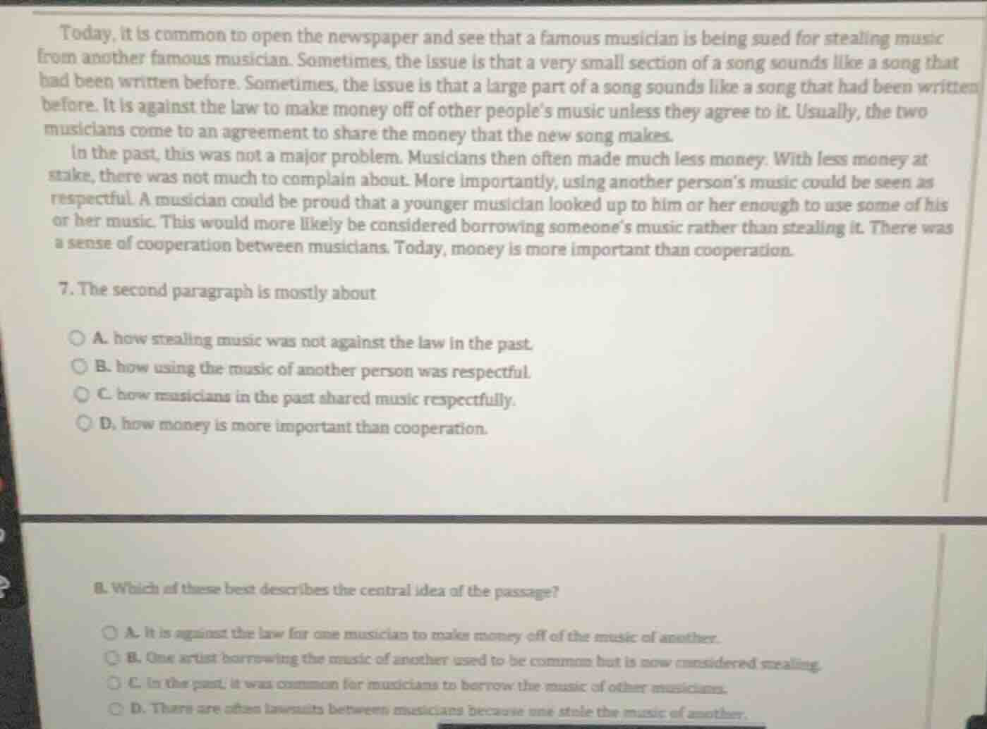 today, it is common to open the newspaper and see that a famous musicia…