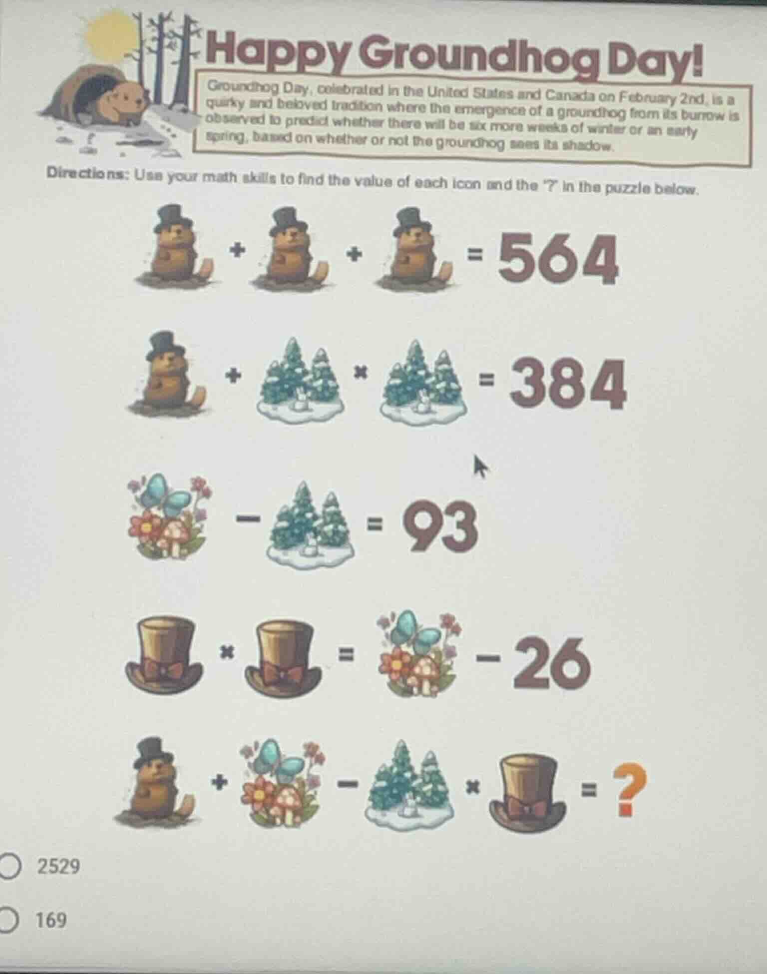 happy groundhog day! groundhog day, celebrated in the united states and…