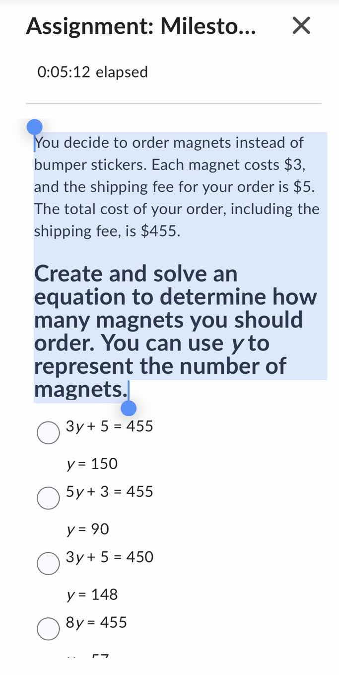 you decide to order magnets instead of bumper stickers. each magnet cos…