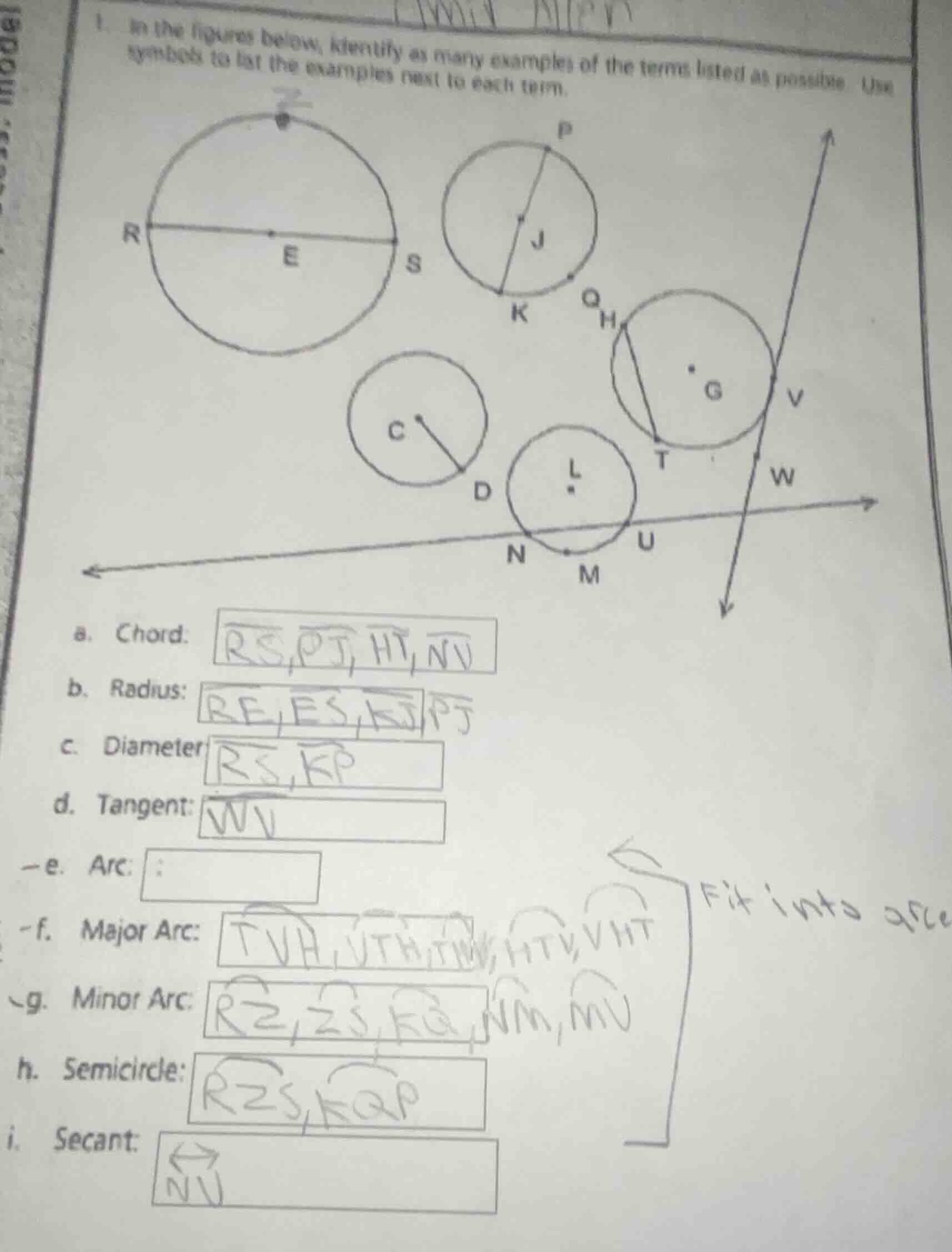 1. in the figures below, identify as many examples of the terms listed …