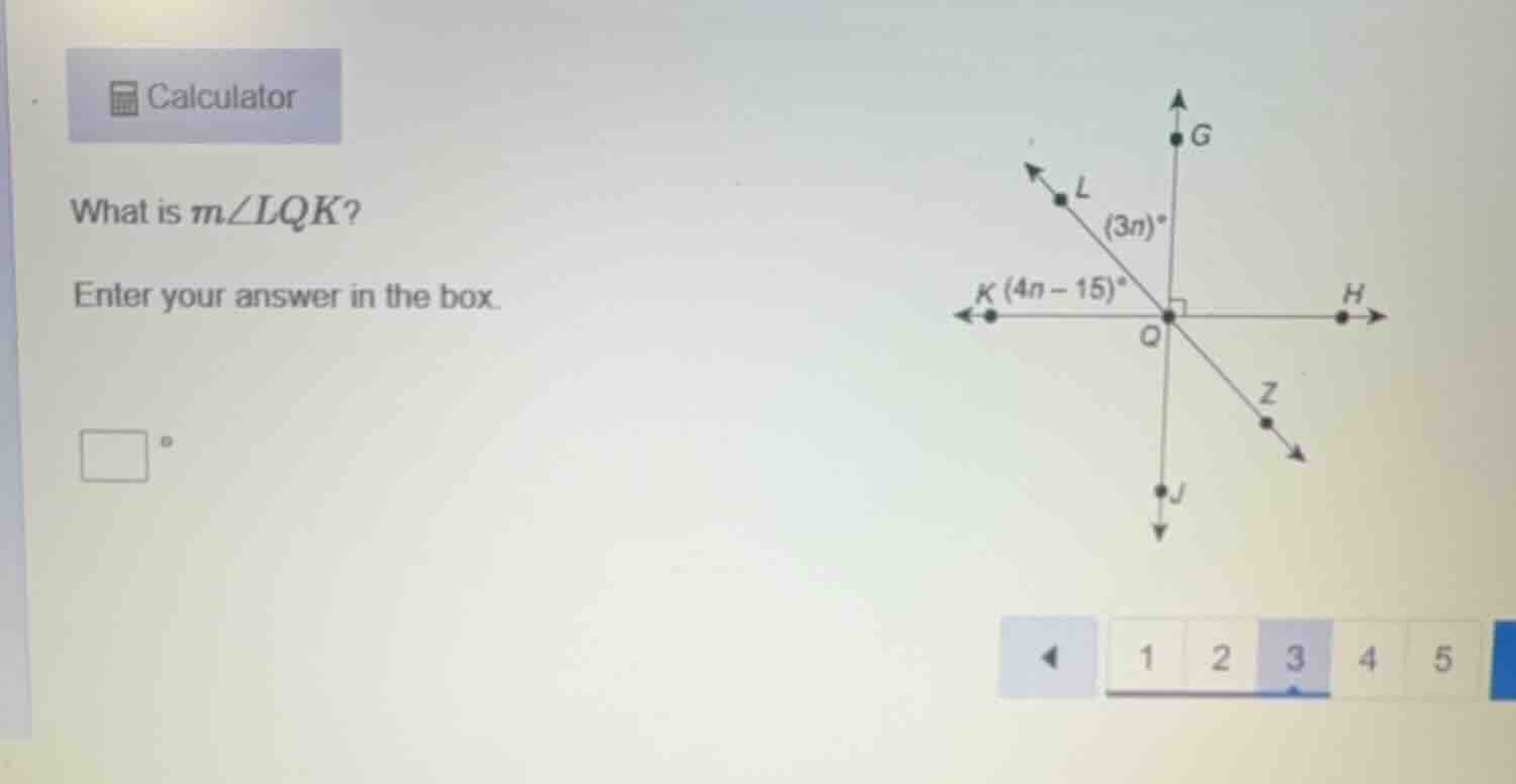 calculator what is ( mangle lqk )? enter your answer in the box.