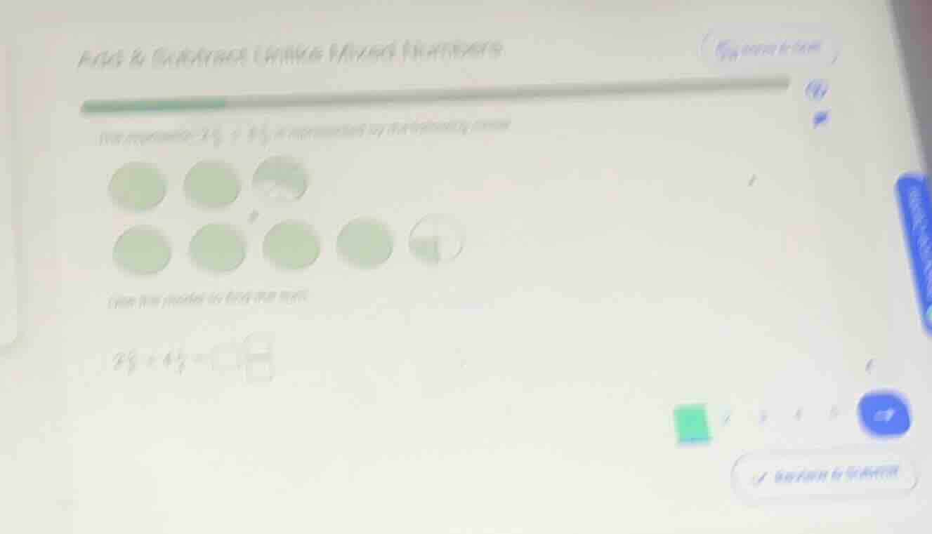 add & subtract using mixed numbers the expression $2\\frac{2}{3}+4\\fra…