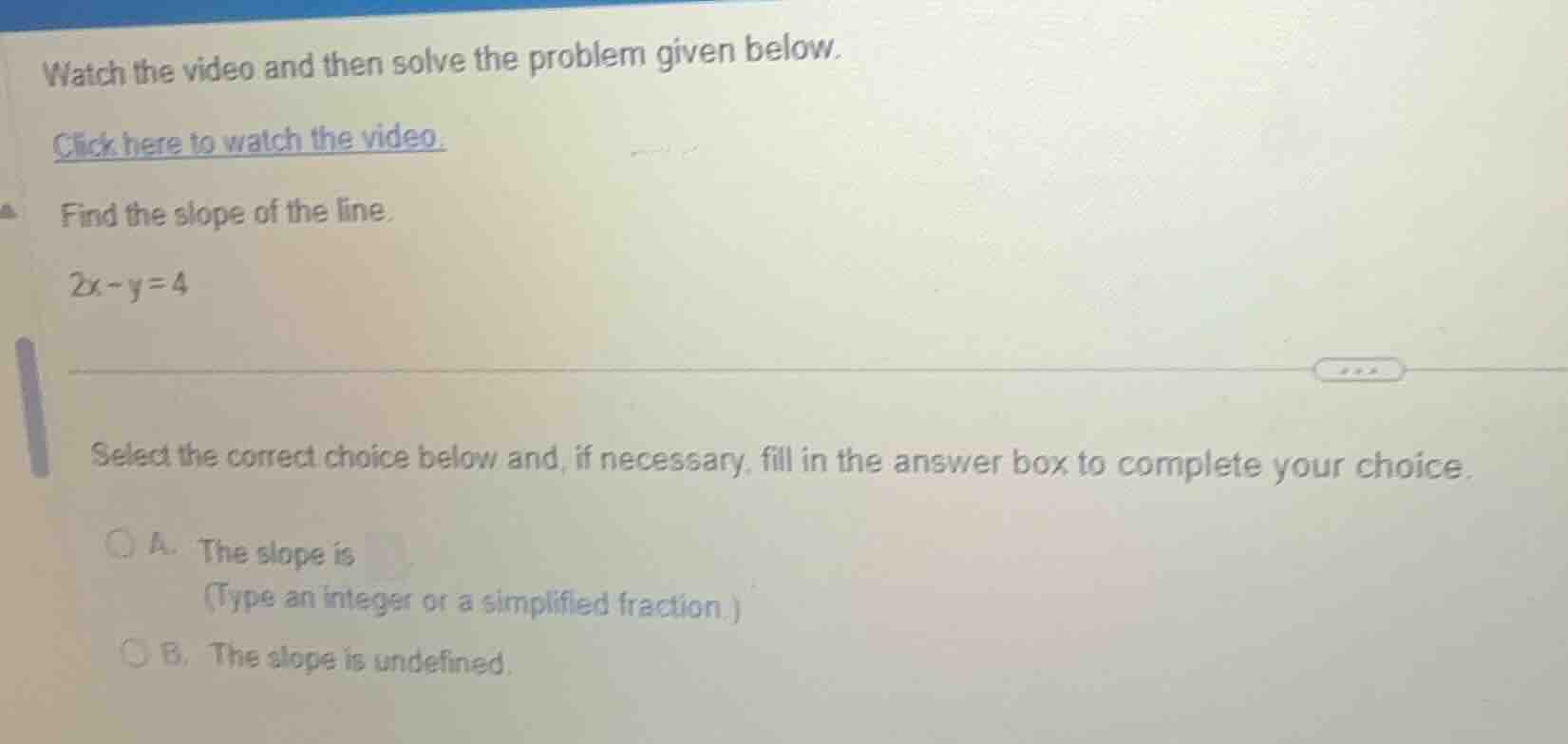 watch the video and then solve the problem given below. click here to w…