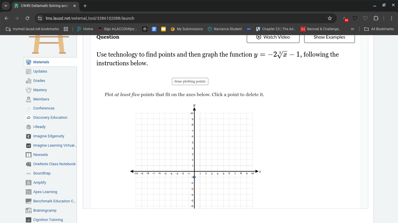 question use technology to find points and then graph the function $y =…