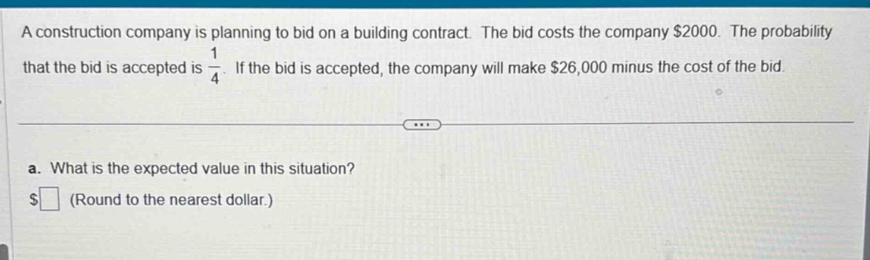 a construction company is planning to bid on a building contract. the b…