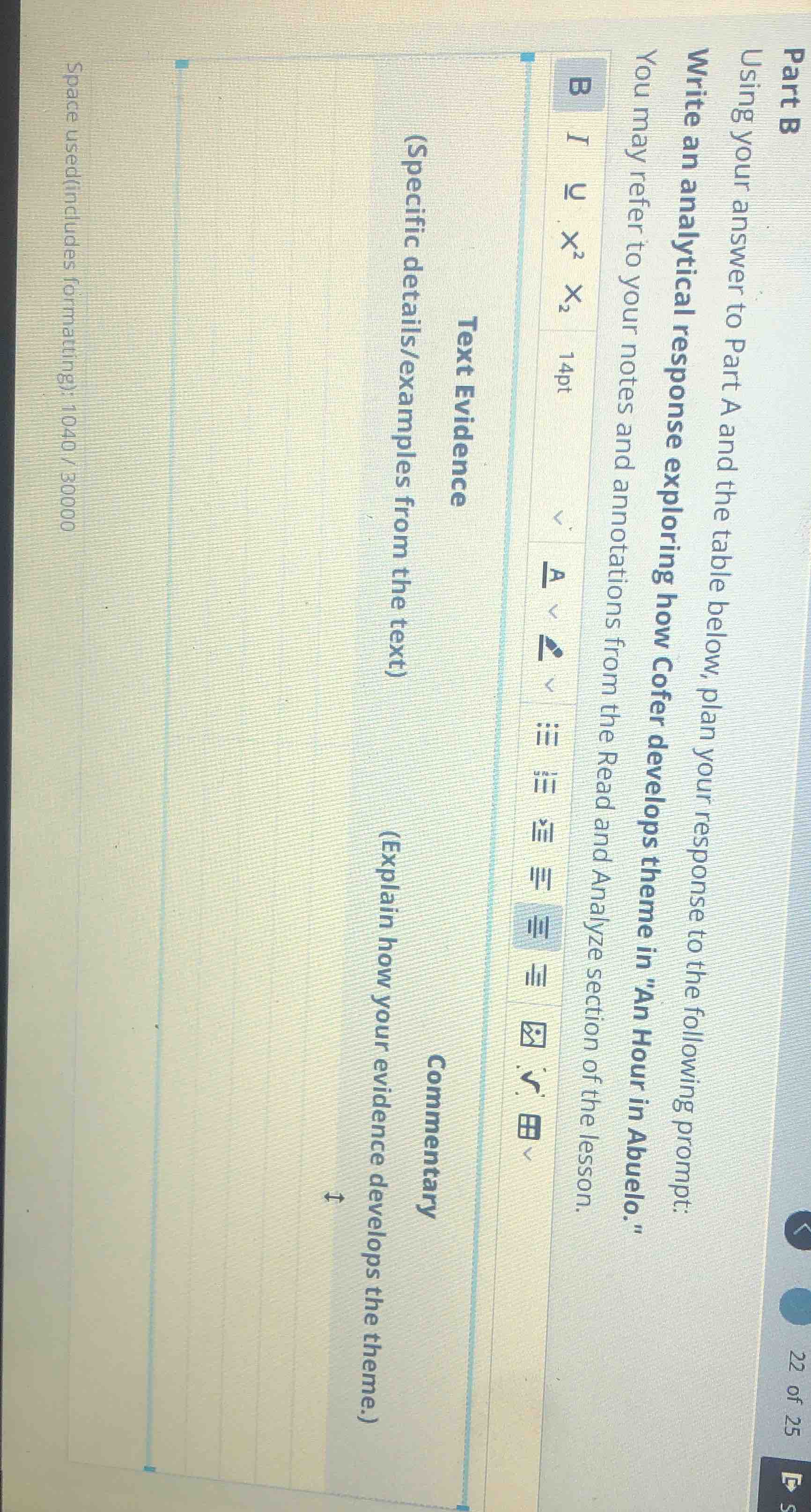 part b using your answer to part a and the table below, plan your respo…