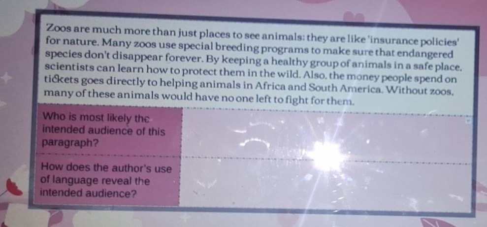 zoos are much more than just places to see animals: they are like insur…