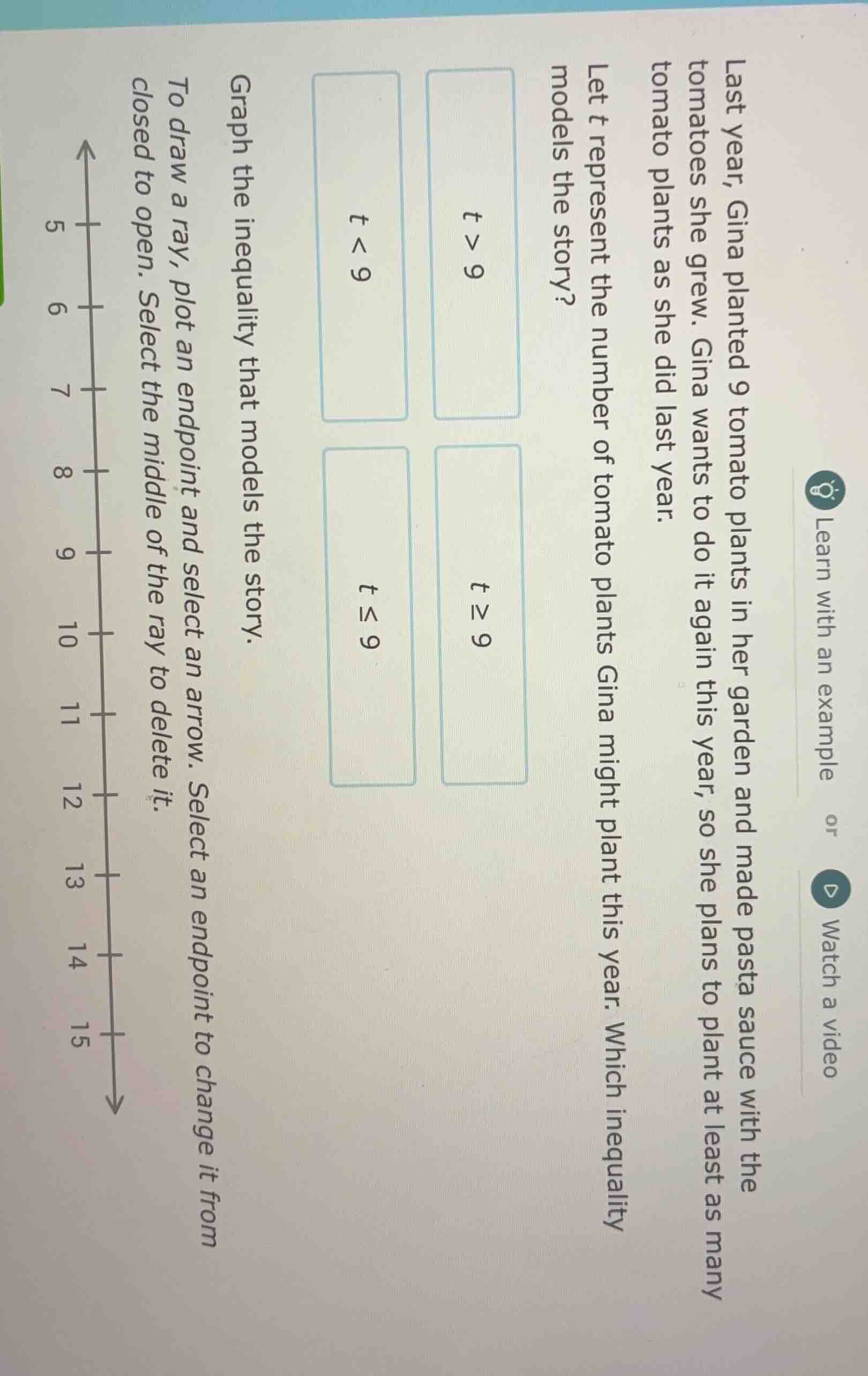 last year, gina planted 9 tomato plants in her garden and made pasta sa…