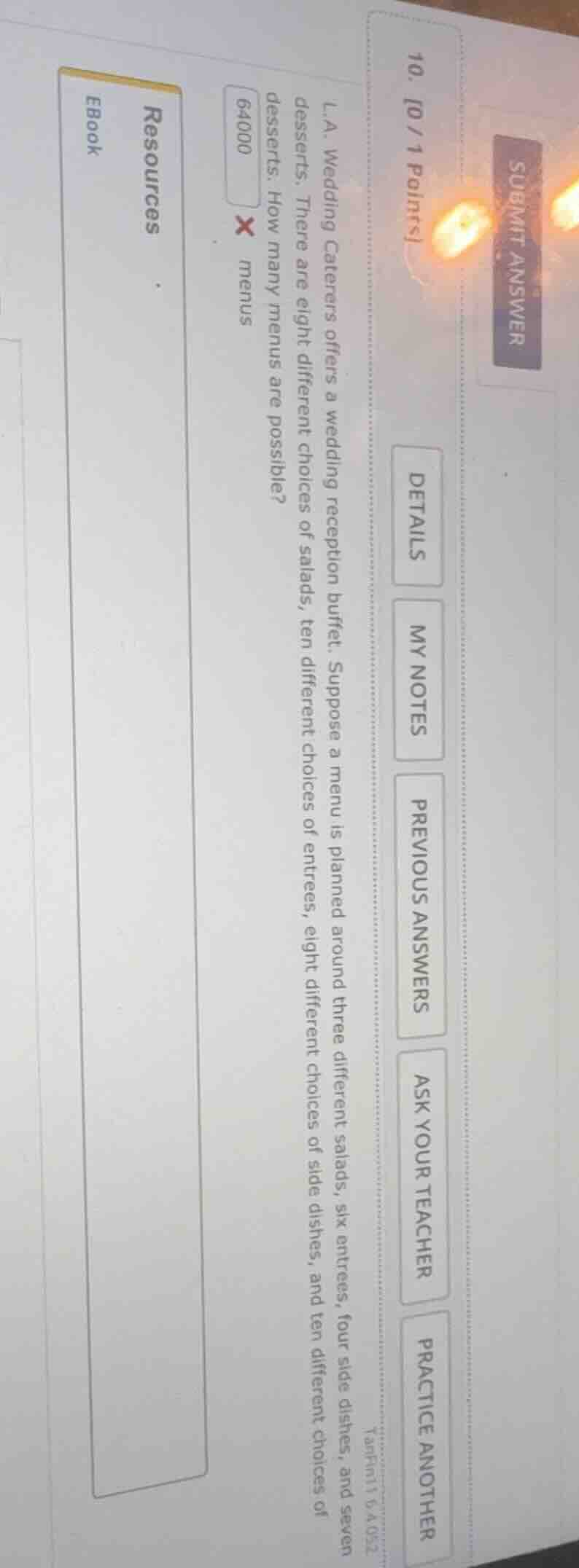 10. 0 / 1 points l.a. wedding caterers offers a wedding reception buffe…