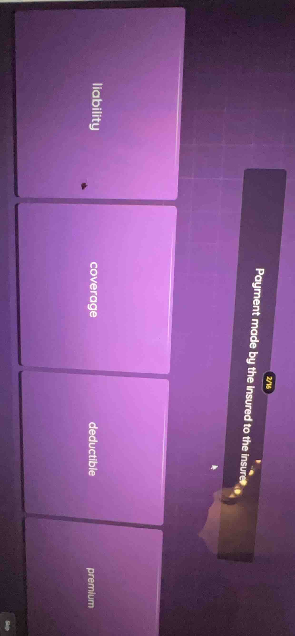 payment made by the insured to the insure liability coverage deductible…