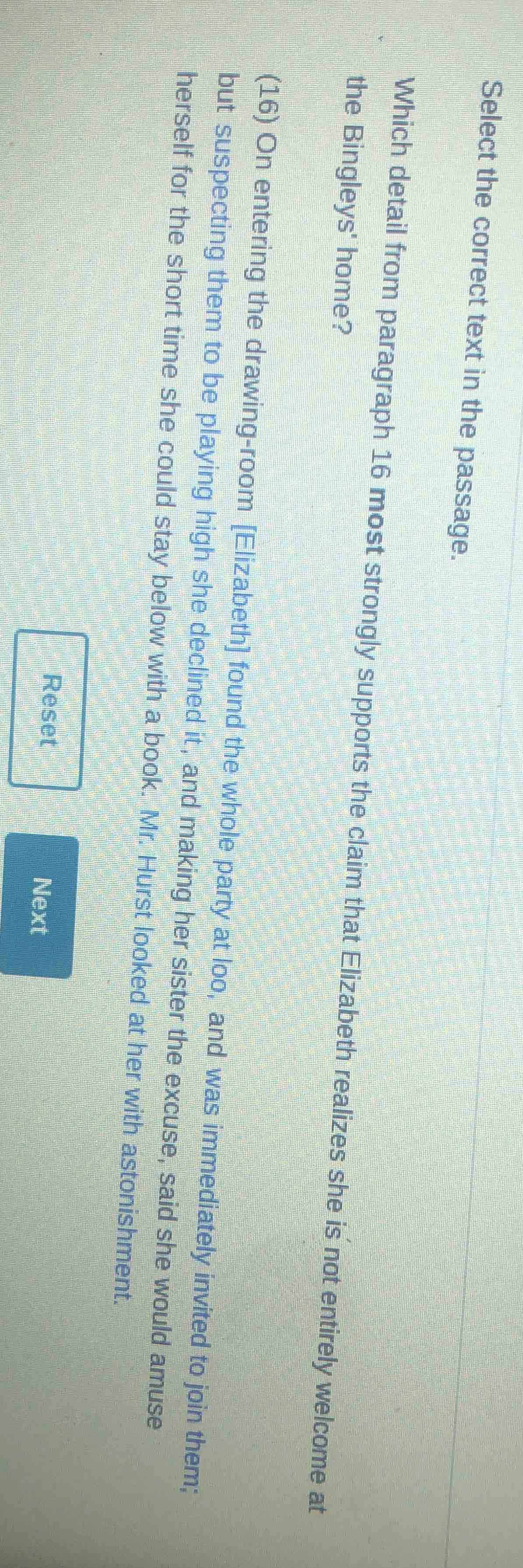 select the correct text in the passage. which detail from paragraph 16 …